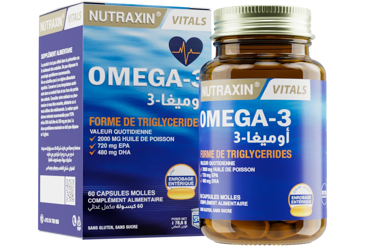 NUTRAXIN OMEGA 3 1000MG B/60 CP 