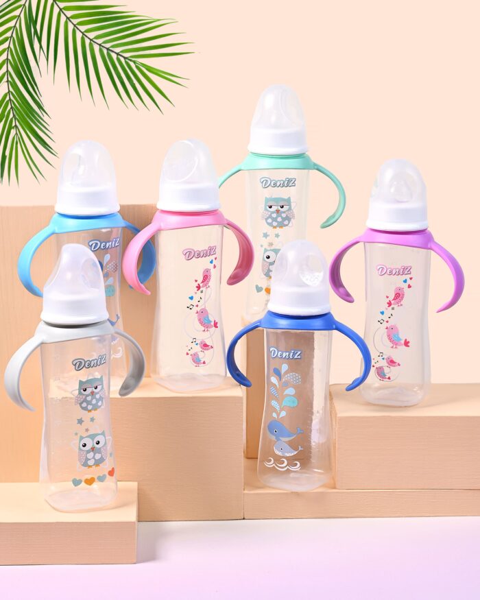 BIBERON bibo STANDARD BC1 260ML CURVED AVEC BRAS ET DESSIN