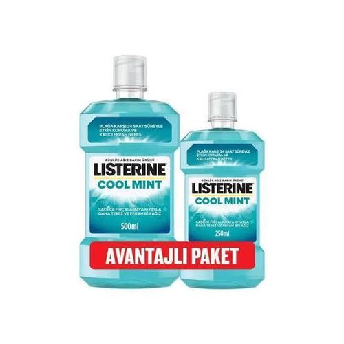 Listerine bain de bouche pack 500 ml + 250 ml