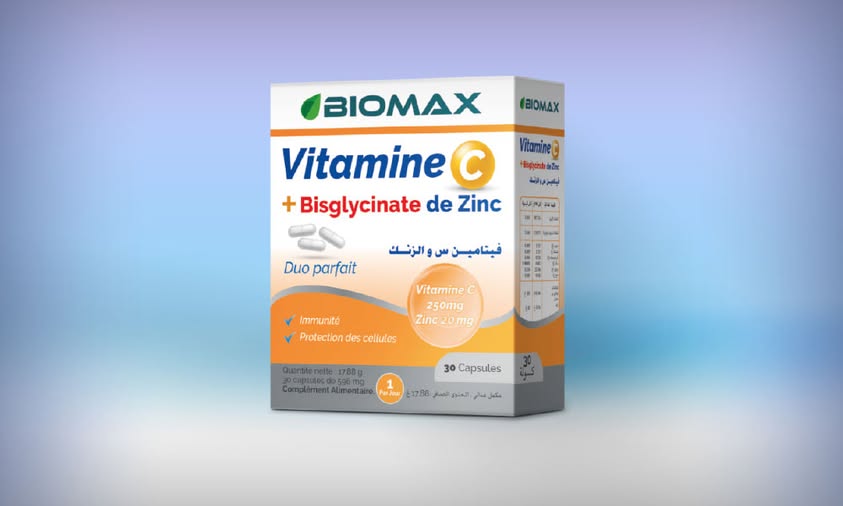 BIOMAX VIT C+ZINC 30 CAPS