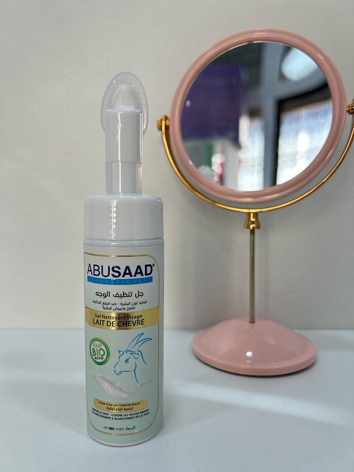 ABUSAAD GEL NETTOYANT LAIT DE CHVRE 180ML