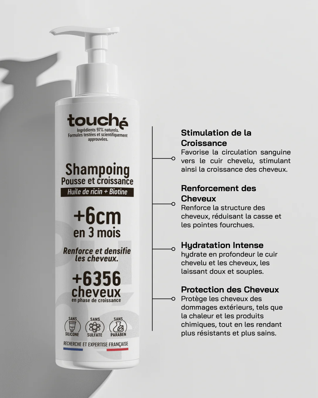   TOUCHE SHAMPOOING POUSSE