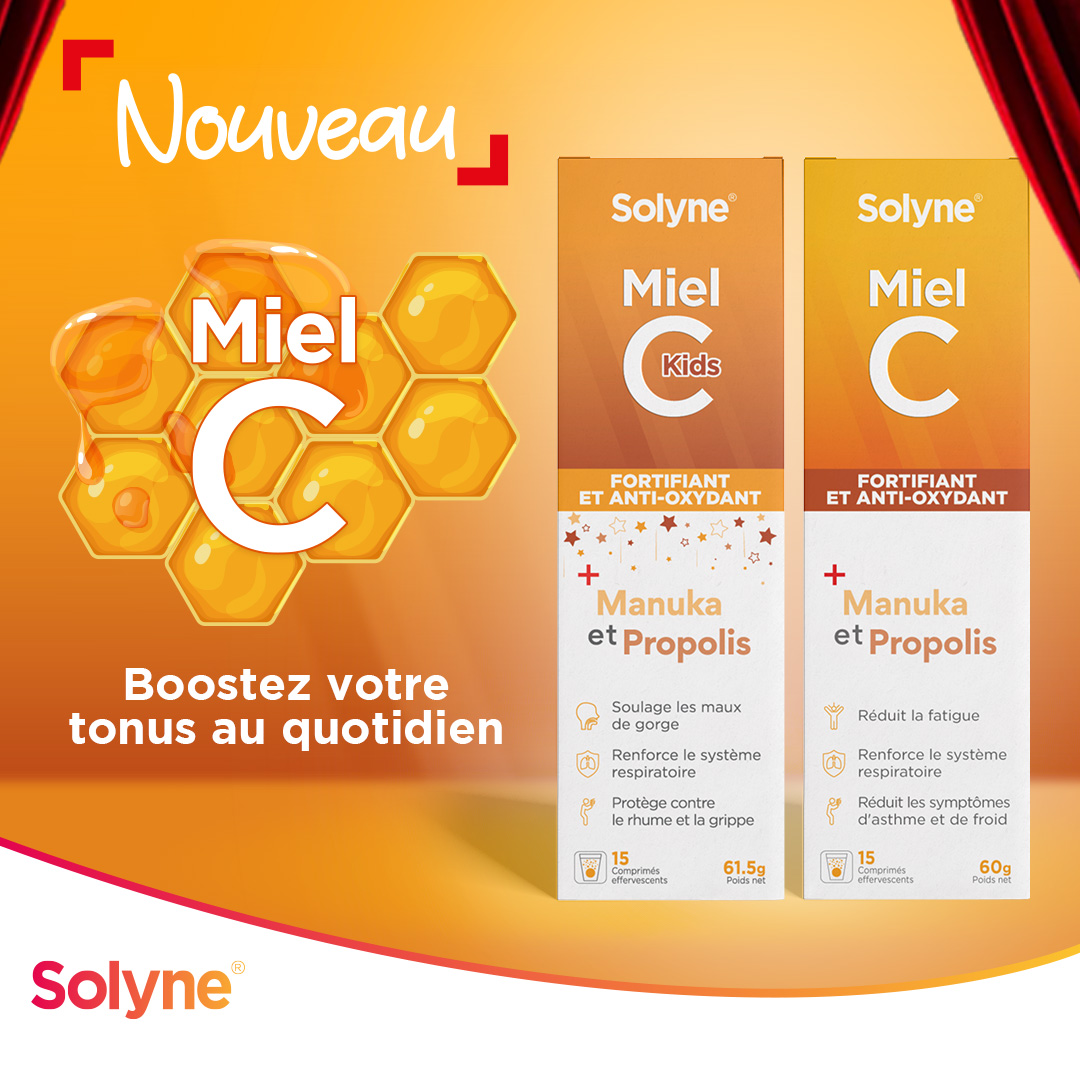 Solyne Miel C (15 Comprimés Effervescents) 
