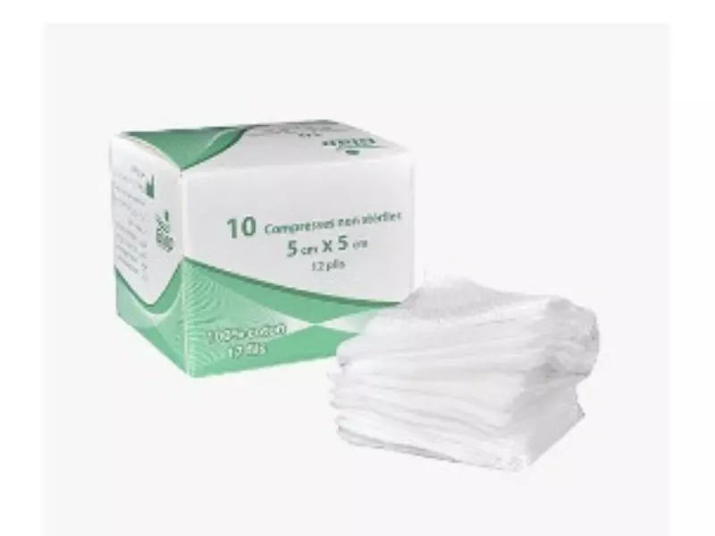 compresse purifiée 5*5 bt 10