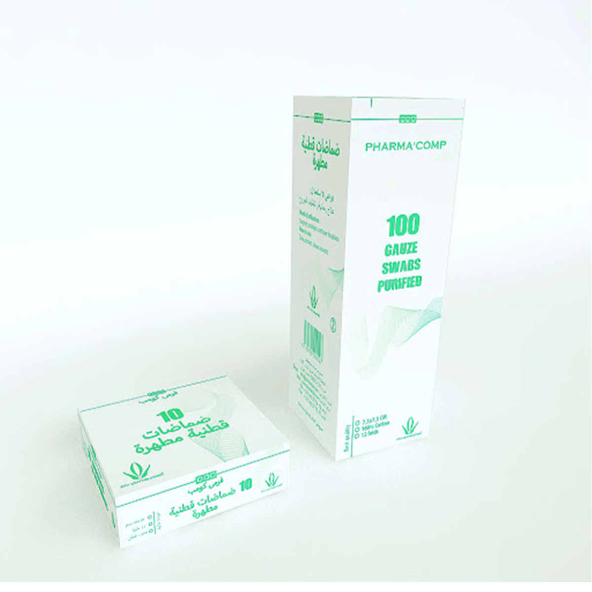 compresse purifiée 10*10 bt 10