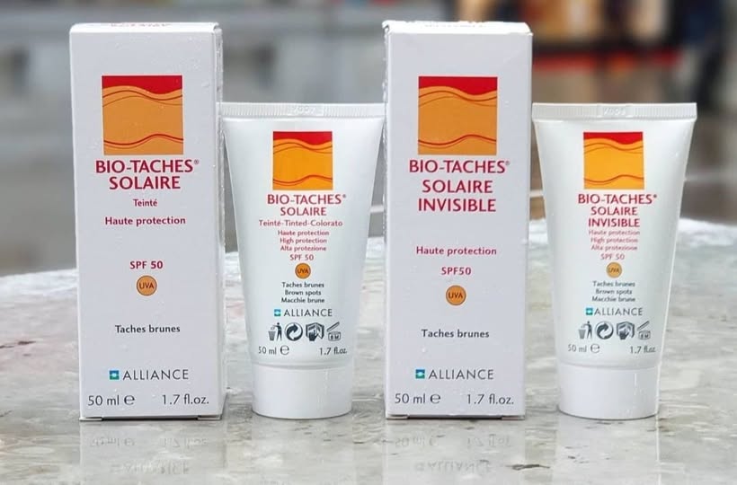 bio tache écran total 